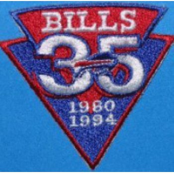 Buffalo Bills 35th Anniversary Patch