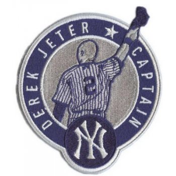 New York Yankees Derek Jeter Retirement Captain Patch