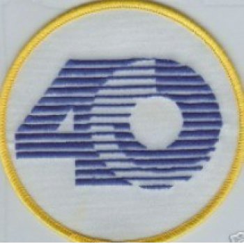 St. Louis Rams 40th Anniversary Patch