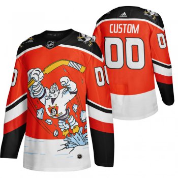 Anaheim Ducks Custom Red Men's Adidas 2020-21 Alternate Authentic Player NHL Jersey