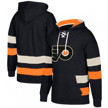 Philadelphia Flyers Black Men's Customized All Stitched Hooded Sweatshirt