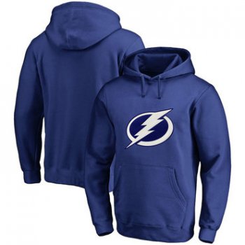 Tampa Bay Lightning Blue Men's Customized All Stitched Pullover Hoodie