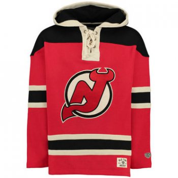 Devils Red Men's Customized All Stitched Sweatshirt