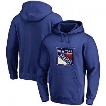 New York Rangers Blue Men's Customized All Stitched Pullover Hoodie