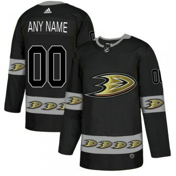 Men's Anaheim Ducks Custom Team Logos Fashion Adidas Jersey