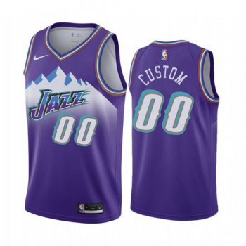 Nike Utah Jazz Custom Purple 2019-20 Hardwood Classic Edition Stitched NBA Jersey