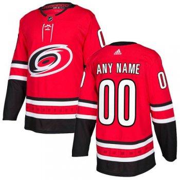 Women's Adidas Carolina Hurricanes Customized Authentic Red Home NHL Jersey