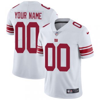 Youth Nike New York Giants Road White Customized Vapor Untouchable Limited NFL Jersey