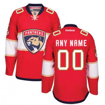Men's Florida Panthers Reebok Red Home Premier Custom Jersey