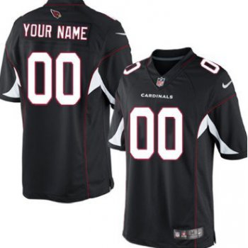 Youth Nike Arizona Cardinals Customized Black Game Jersey