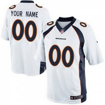 Youth Nike Denver Broncos Customized 2013 White Game Jersey