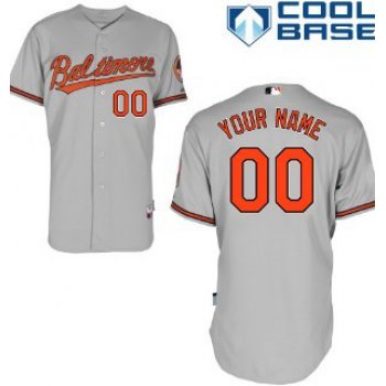 Kids' Baltimore Orioles Customized Gray Jersey