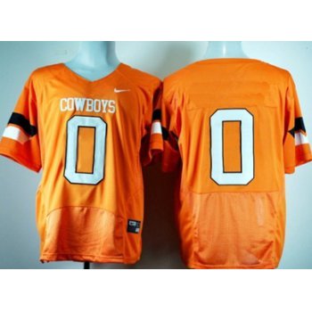 Men's Oklahoma State Cowboys Customized Orange Jersey