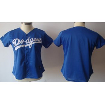 Women's Los Angeles Dodgers Customized Blue Jersey