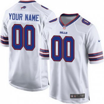 Men's Nike Buffalo Bills Customized 2013 White Limited Jersey