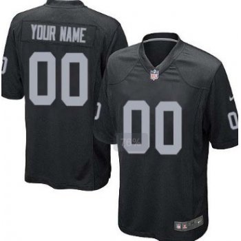 Men's Nike Oakland Raiders Customized Black Limited Jersey