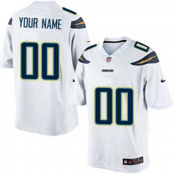 Men's Nike San Diego Chargers Customized 2013 White Game Jersey