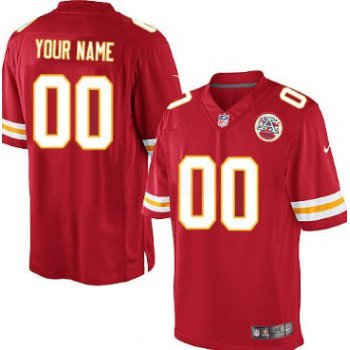 Men's Nike Kansas City Chiefs Customized Red Game Jersey