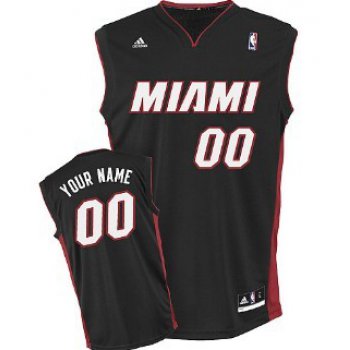 Kids Miami Heat Customized Black Jersey