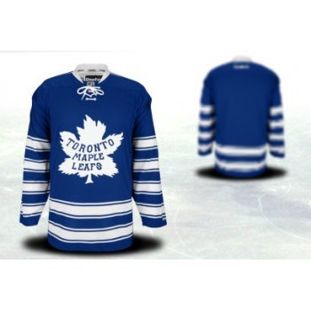 Youths Toronto Maple Leafs Customized 2014 Winter Classic Blue Jersey