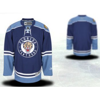 Florida Panthers Mens Customized Blue Third Jersey