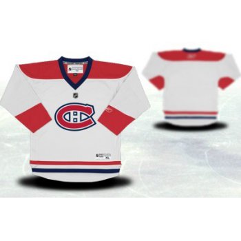 Montreal Canadiens Youth Customized White Jersey