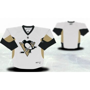 Pittsburgh Penguins Youths Customized White Jersey