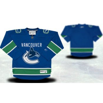 Vancouver Canucks Youths Customized Blue Jersey