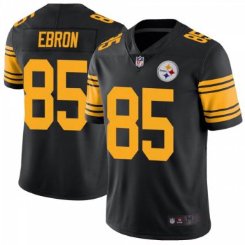 Youth Pittsburgh Steelers #85 Eric Ebron Color Rush Jersey - Black Limited