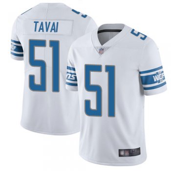 Lions #51 Jahlani Tavai White Youth Stitched Football Vapor Untouchable Limited Jersey