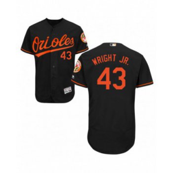 Youth Baltimore Orioles #43 Mike Wright Jr. Authentic Black Alternate Flex Base Jersey