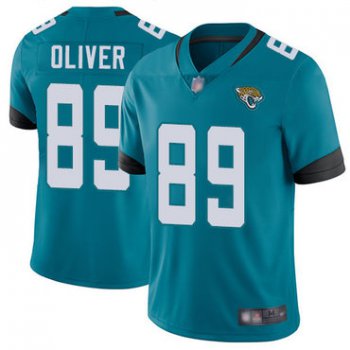 Jaguars #89 Josh Oliver Teal Green Alternate Youth Stitched Football Vapor Untouchable Limited Jersey
