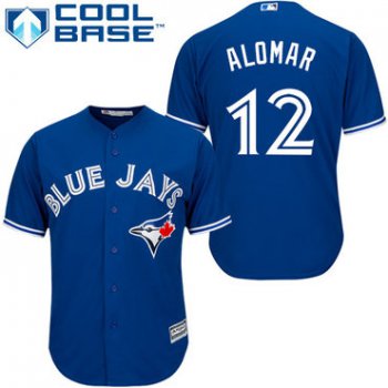 Blue Jays #12 Roberto Alomar Blue Cool Base Stitched Youth Baseball Jersey