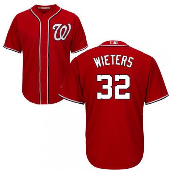 Nationals #32 Matt Wieters Red Cool Base Stitched Youth Baseball Jersey