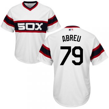 White Sox #79 Jose Abreu White Alternate Home Cool Base Stitched Youth Baseball Jersey