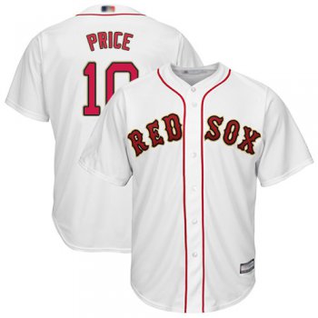 Red Sox #10 David Price White Cool Base Stitched Youth Baseball Jersey