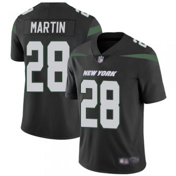 Jets #28 Curtis Martin Black Alternate Youth Stitched Football Vapor Untouchable Limited Jersey