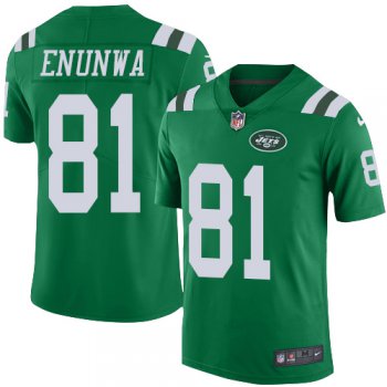 Jets #81 Quincy Enunwa Green Youth Stitched Football Limited Rush Jersey