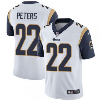 Nike Rams #22 Marcus Peters White Youth Stitched NFL Vapor Untouchable Limited Jersey