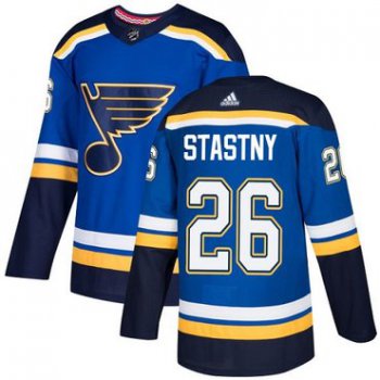 Adidas St. Louis Blues #26 Paul Stastny Blue Home Authentic Stitched Youth NHL Jersey