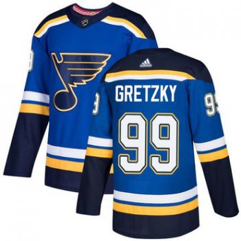Adidas St. Louis Blues #99 Wayne Gretzky Blue Home Authentic Stitched Youth NHL Jersey