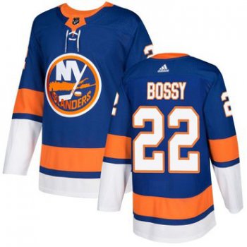 Adidas New York Islanders #22 Mike Bossy Royal Blue Home Authentic Stitched Youth NHL Jersey