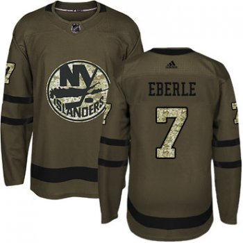 Adidas New York Islanders #7 Jordan Eberle Green Salute to Service Stitched Youth NHL Jersey