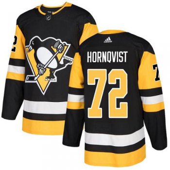 Adidas Pittsburgh Penguins #72 Patric Hornqvist Black Home Authentic Stitched Youth NHL Jersey