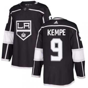 Adidas Los Angeles Kings #9 Adrian Kempe Black Home Authentic Stitched Youth NHL Jersey