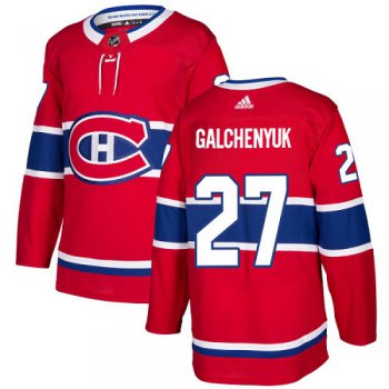 Adidas Montreal Canadiens #27 Alex Galchenyuk Red Home Authentic Stitched Youth NHL Jersey
