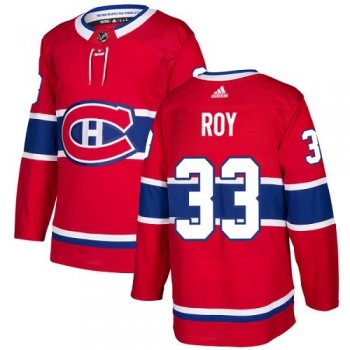 Adidas Montreal Canadiens #33 Patrick Roy Red Home Authentic Stitched Youth NHL Jersey