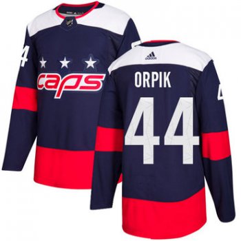Adidas Washington Capitals #44 Brooks Orpik Navy Authentic 2018 Stadium Series Stitched Youth NHL Jersey