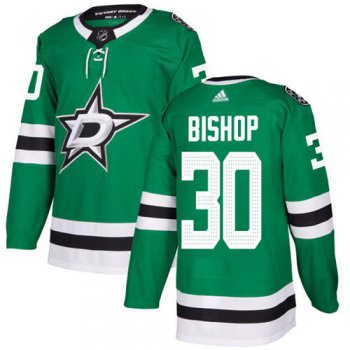 Adidas Dallas Stars #30 Ben Bishop Green Home Authentic Youth Stitched NHL Jersey