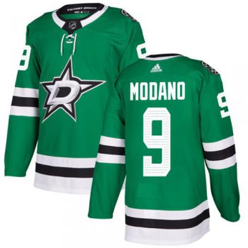Adidas Dallas Stars #9 Mike Modano Green Home Authentic Youth Stitched NHL Jersey
